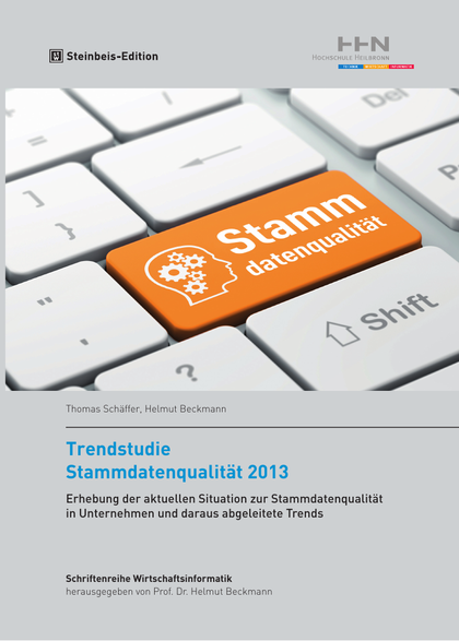 Umschlag: Trendstudie Stammdatenqualität 2013